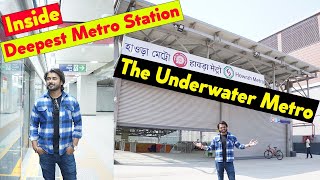 Exploring India's Deepest Metro Station: Howrah Metro Station Detailed Tour | Kolkata Metro | Ep 323