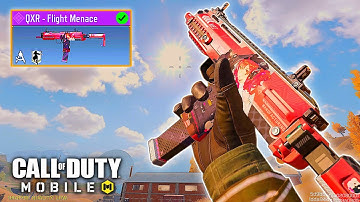 SOLO vs SQUAD with *NEW* QXR - Flight Menace🤯(MUST WATCH) COD MOBILE 
