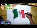 Cómo dibujar fácil la Bandera Nacional de México