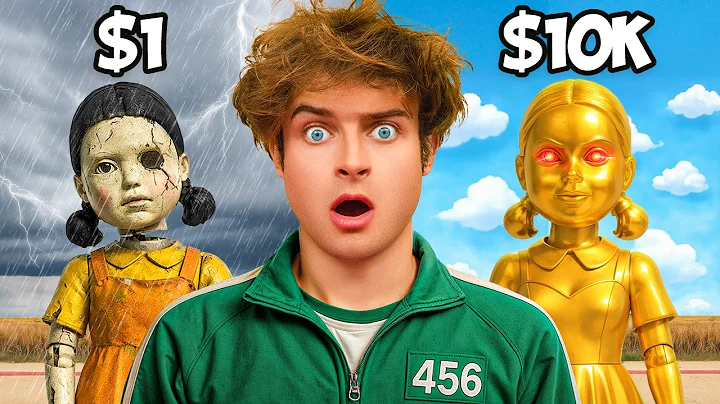 $1 vs $10,000 Squid Game!