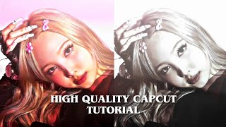 High quality capcut tutorial | Capcut 4k quality tutorial screenshot 4