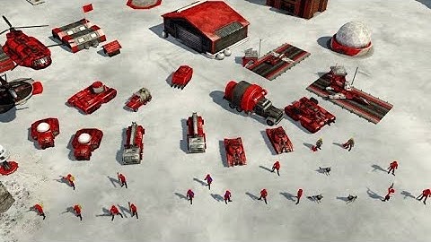 command & conquer red alert ps1 skirmish hard gameplay