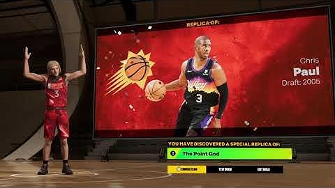 NBA 2K23 Chris Paul *THE POINT GOD* Replica Build - EASTER EGG