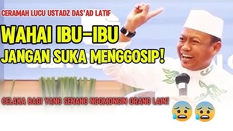 Ceramah lucu dan seru di kementrian/ibu-ibu pada ketawa | Ustadz Das