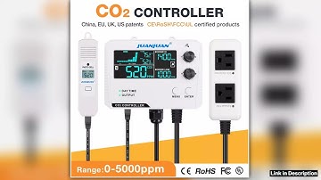 CO2 Controller Air Quality Monitor CO2 Concentration Control Range 05000ppm Carbon Dioxide Regulato