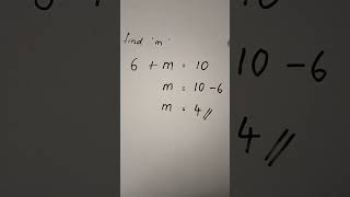 solving equations || simple equations|| basic maths #shorts