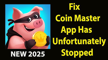 Fix Coin Master  Unfortunately Has Stopped |Coin Master  Stopped Problem | ASP 24
