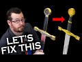 Let's fix EXCALIBUR! Pop-culture sword redesign