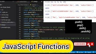 027|JavaScript Functions|SA YouTuber