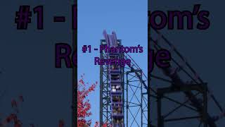 Top 3 Roller Coasters At Kennywood! #shorts #kennywood #rollercoaster