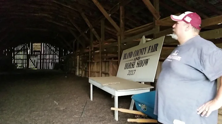 Randy Kiser touring the inside of the Fairgrounds ...