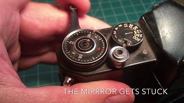 DIY fix stuck mirror on Asahi Pentax S1