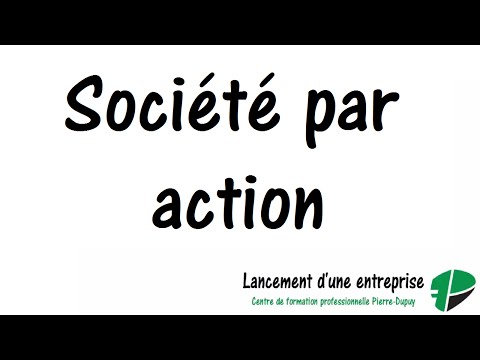 Vidéo: Comment Créer Une Société Par Actions