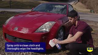 How To Restore Car Headlights with WD-40® Multi-Use Product