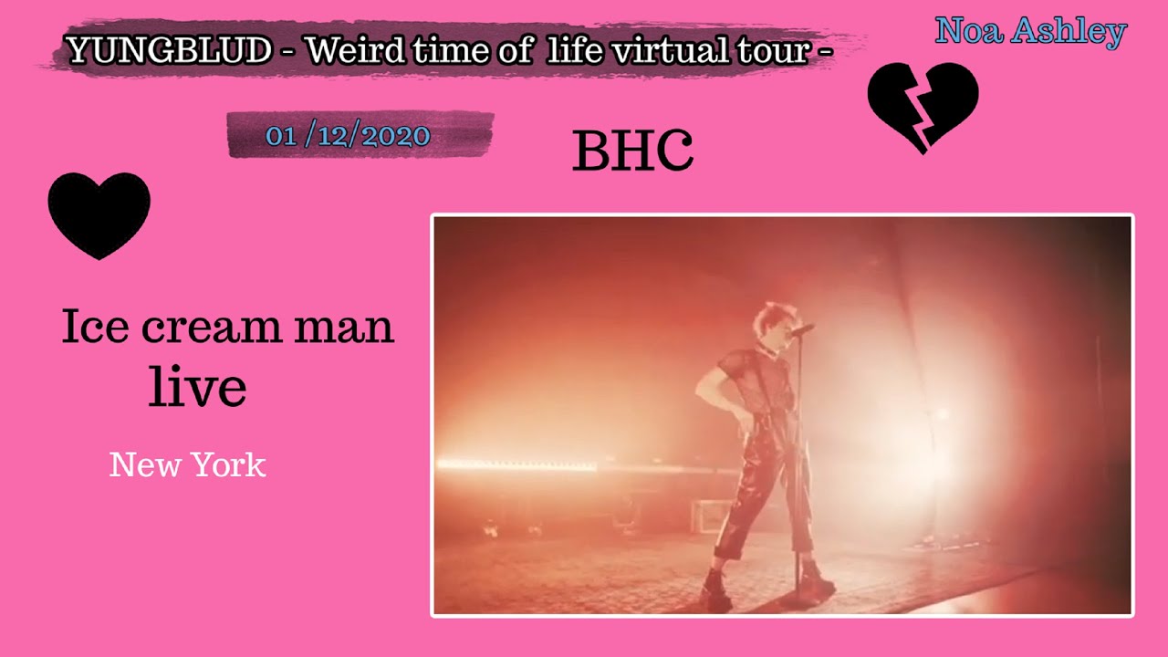 Ice cream man YUNGBLUD The Weird Time of Life Tour New York // 01