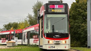 Mit der 🚋Straßenbahn GT8Z durch ❤️Freiburg🍁Herbst 2023🌲Black Forest🇩🇪Germany