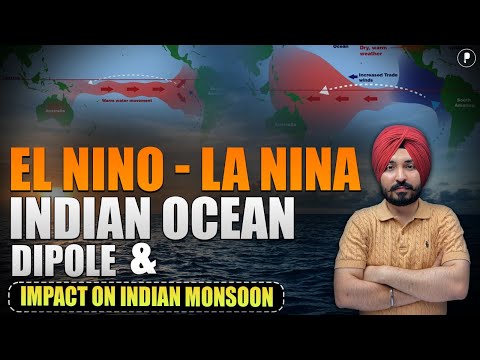 El Niño, La Niña & Indian Ocean Dipole Explained: Impact on Indian Monsoon