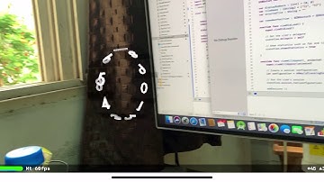 User Interface of Changing Numbers in ARKit