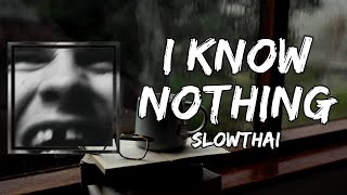 slowthai - i know nothing (Lyrics)