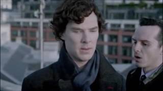 Sherlock Holmes VS Jim Moriarty - The Reichenbach Fall - Sherlock - BBC