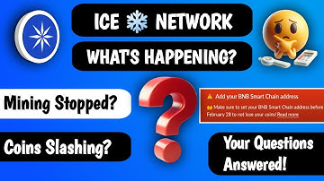 Ice Network Update Explained: Mining Stopped, Slashing, & Distribution