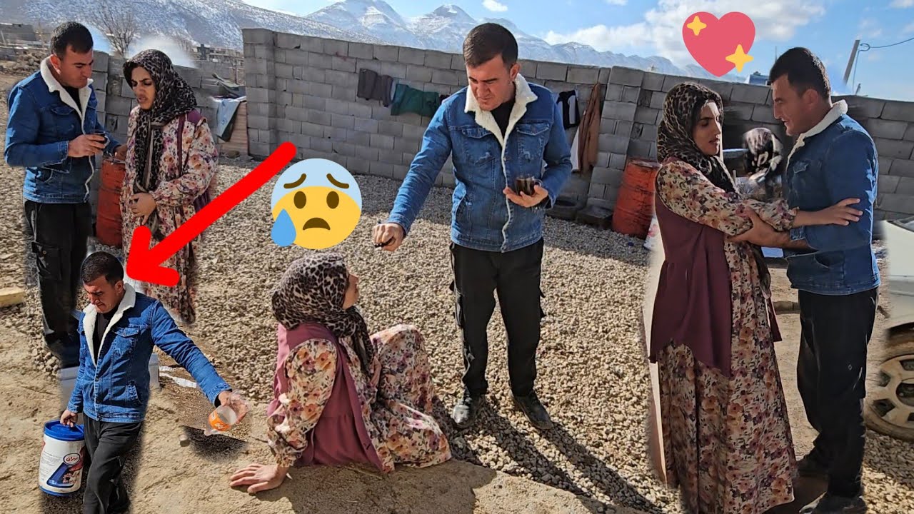 When Qobad returned with oil, the family's happy face blossomed, but the shadow of abandonment...