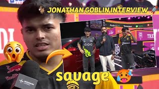 Jonathan-Goblin🚀 Interview💀Biggest Rivalry🔥 Jonathan Savage🥵#jonathan #soul #godlike