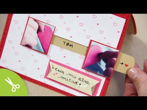 Tarjeta "Mi otra mitad" - Manualidad 14 de Febrero ♥ San Valentin