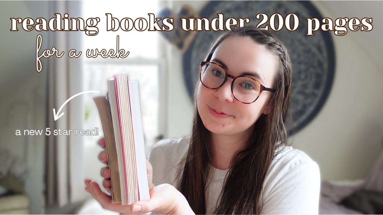I read 4 books under 200 pages last week✨ | a reading vlog📖
