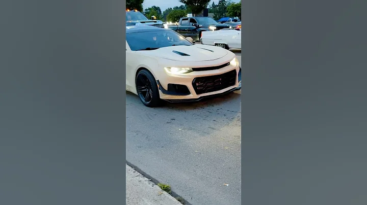 Chevrolet Camaro drive by engine sound at Woodward dream cruise Michigan 2025