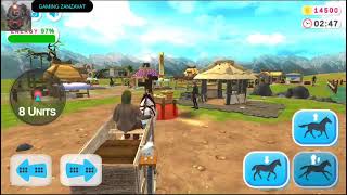 Horse Cart offroad Farming Transport Simulator screenshot 1