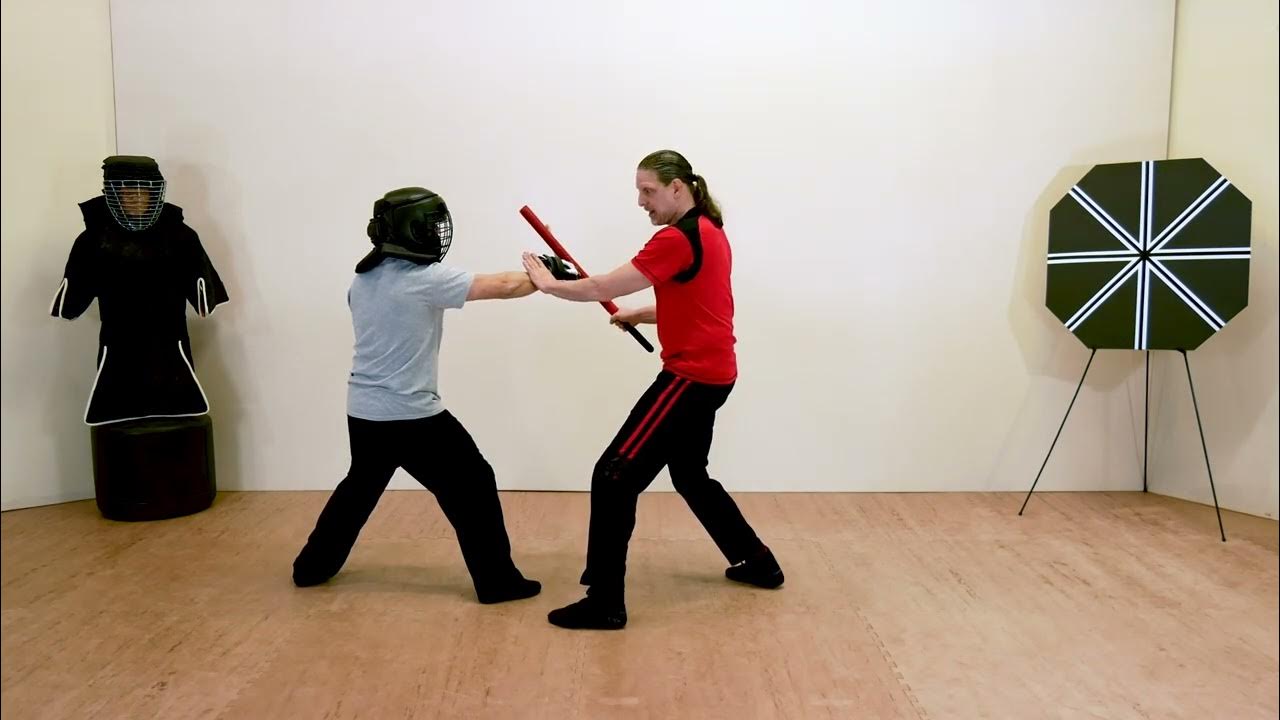 Stick Fighting Basics Entering on the offside YouTube