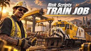 Complete FiveM Railway Job | Route Builder, Container Cranes, Battle Pass Levels & Driver Log