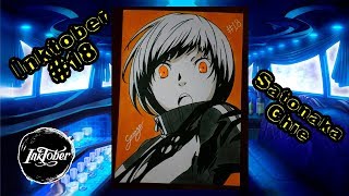 Speed Drawing - Satonaka Chie (Inktober #18) Persona 4