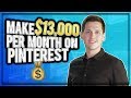 $13,000 Per Month On Pinterest [4 Easy Steps]