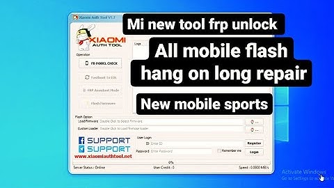 Mi Unlock tool || All mobile flash || mi frp unlock tool || All mobile hang on logo repair