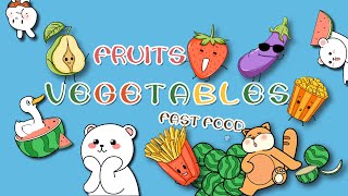 TOP 25 FRUITS, VEGGIES and FAST FOOD! Funny Food Series | English  Armenian Vocabulary