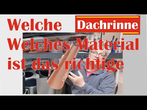 Video: Welche Dachrinnen sind besser?