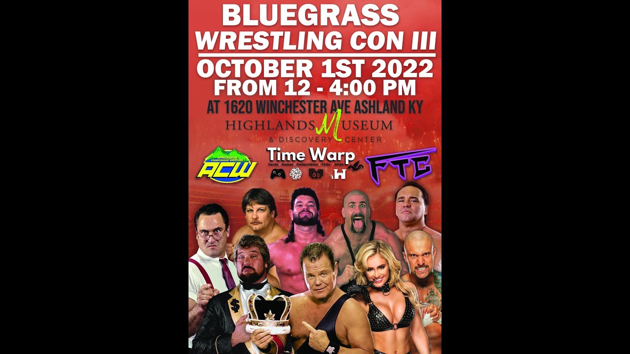 BlueGrass Wrestling Con III YouTube