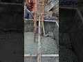 Best way to make footing for column by needle vibrater P-1#shorts #civilengineering #construction