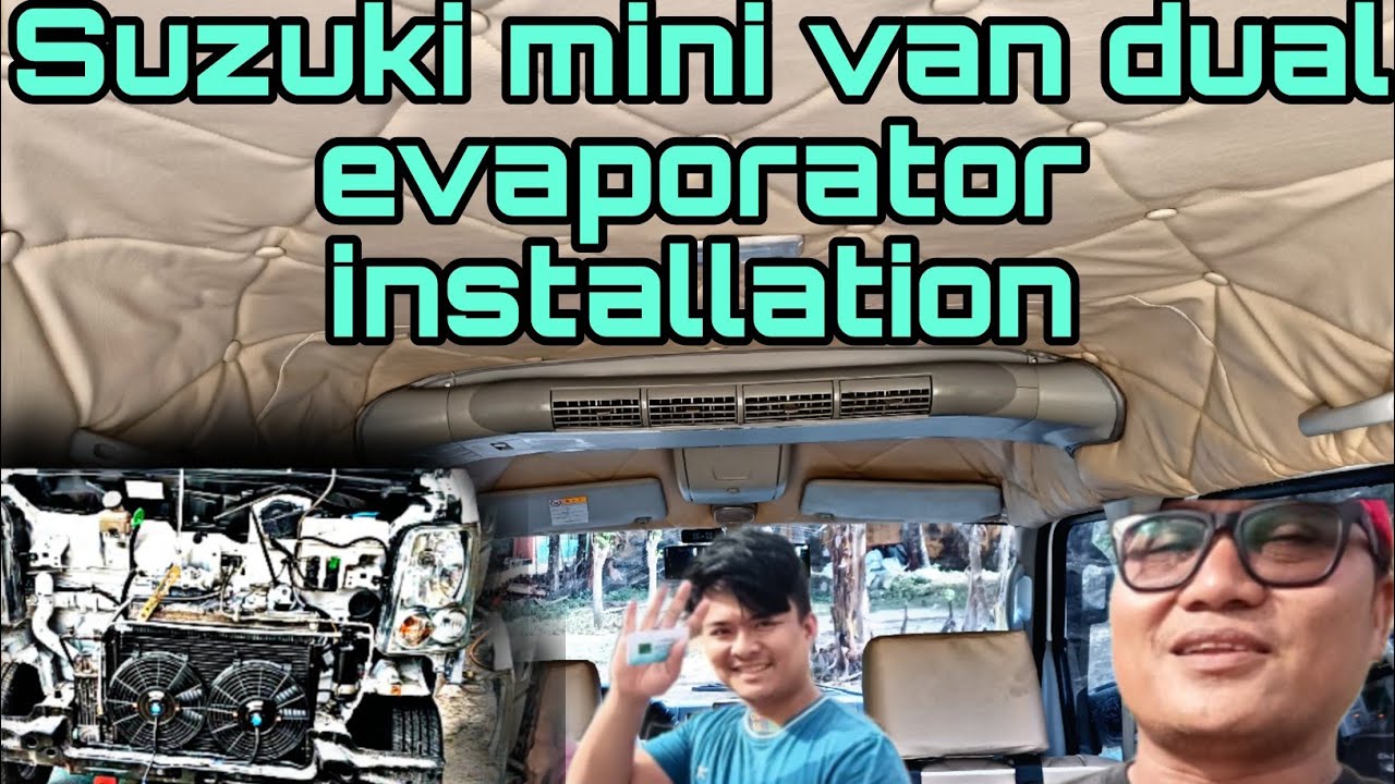from cabreros street Cebu city Suzuki mini van dual evaporator installation