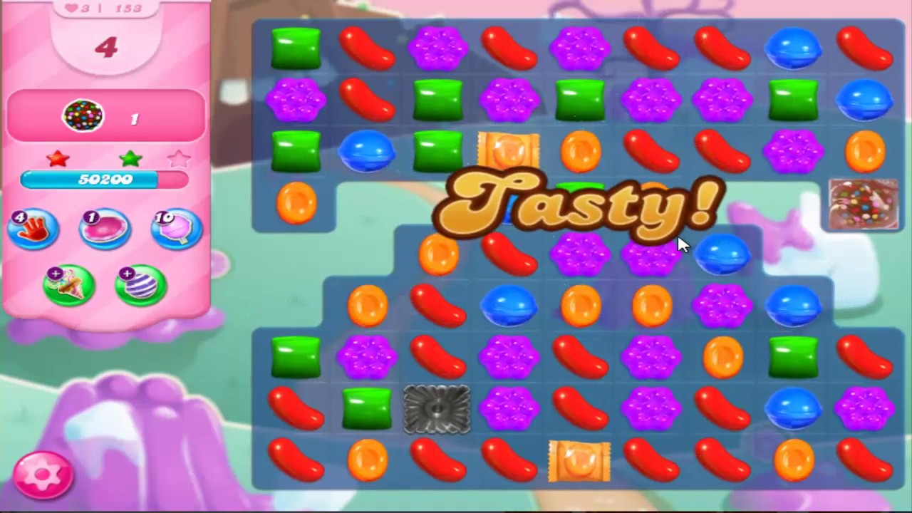 candy crush saga level 153 - YouTube