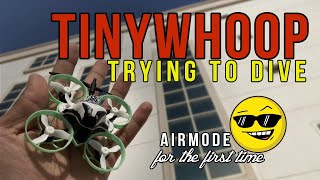 My First Building Dive | Meteor65 | TinyWhoop