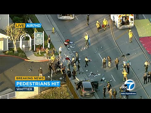 At least 10 LA County sheriff's recruits injured in car crash in Whittier