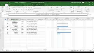 Agregar Tareas en Ms. Project