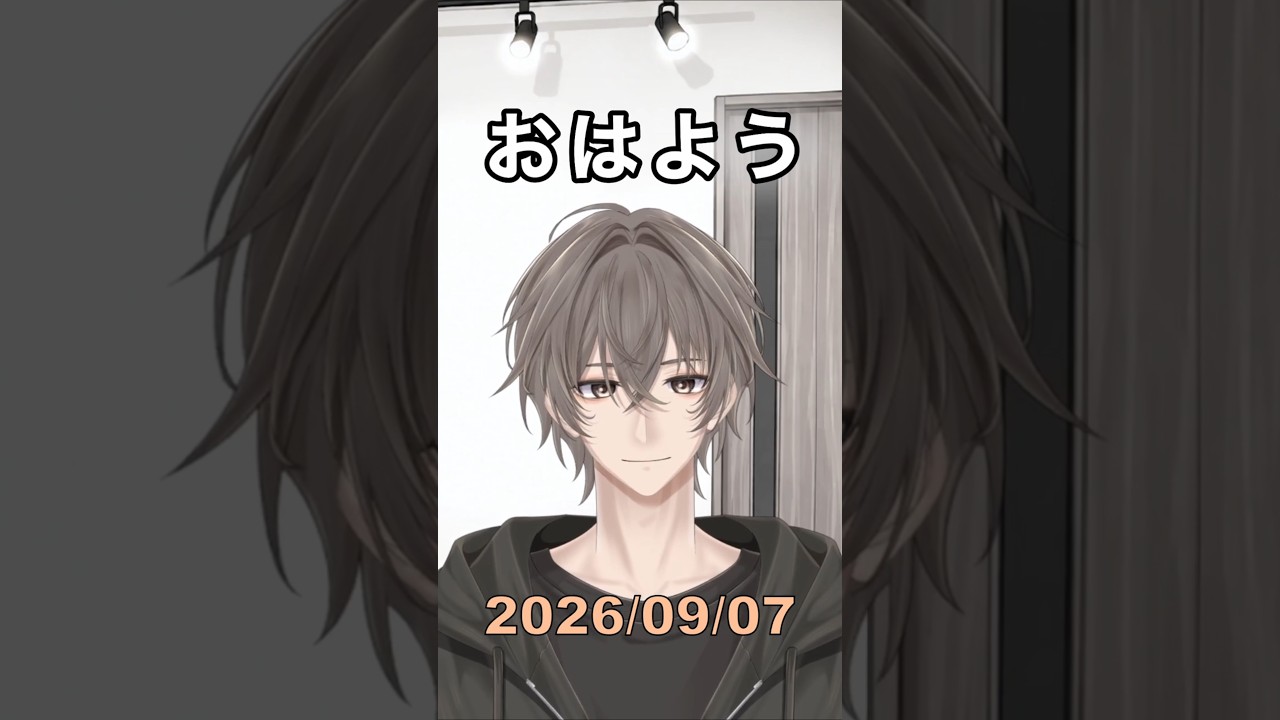 2026/09/07「おはよう」 #おはようVTuber