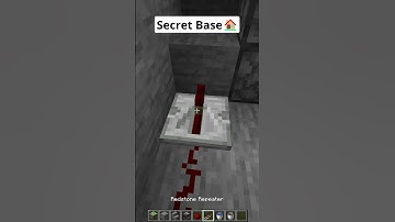 Minecraft Secret Base😱 #shorts