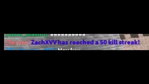50 kill streak in 2 mins and 30 seconds in kat (roblox)