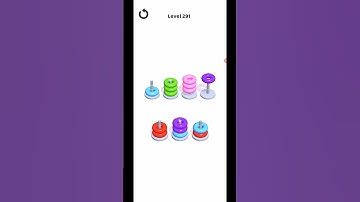 Hoop Stack Level 291 WalkThrough Solution Gameplay