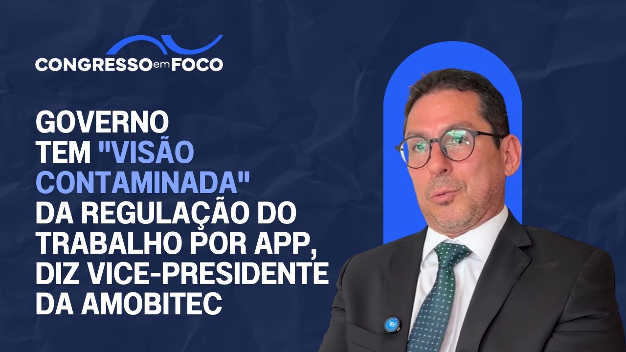 Governo tem "visão contaminada" da regulação do trabalho por app, diz vice-presidente da Amobitec